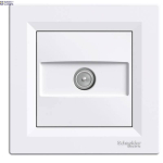 Schneider Electric EPH3200121 &mdash; padrun Asfora, White, 1dB, TV Ending