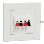 Schneider Electric EPH5700121 &mdash; padrun Asfora, White, Loudspeaker