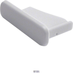 Hager KZN021 &mdash; Busbar Endcap jaoks, 1P
