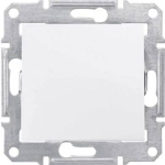 Schneider Electric SDN0100121 &mdash; Frame Sedna, 1P, White, ole Switch - 10AX ilma, ilma Frame
