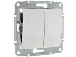 Schneider Electric SDN0300121 &mdash; Frame Sedna, 1P, White, ole 2-circuits Switch - 10AX ilma, ilma Frame