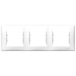 Schneider Electric SDN5800521 &mdash; Frame Sedna, White, 3-Gang