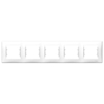 Schneider Electric SDN5800921 &mdash; Frame Sedna, White, 5-Gang
