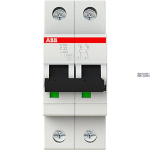 ABB 2CDS252001R0324 &mdash; S202-C32 Miniature Circuit Breaker - 2P - C - 32 A