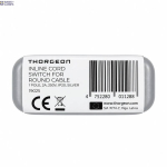 THORGEON 19025 &mdash; Inline Cord Switch jaoks Round kaabel, 1-Pole, 2A, 250V, silver
