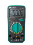 Digitālais multimeeter TRMS, 1000/750 V AC/DC, 10A, 200MOm, 200uF, diodu tests, nepārtrauktības tests, Pro'sKit, MT-1226