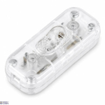 THORGEON 19028 &mdash; Inline Cord Switch jaoks Round kaabel, 1-Pole, 2A, 250V, transparent