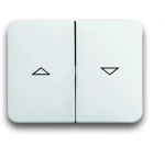 Busch-Jaeger 2CKA001751A2128 &mdash; 1785 JA-24G CoverPlates (partly incl. Insert) carat&reg; Studio white