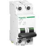 Schneider Electric A9N61528 &mdash; Miniature Circuit Breaker Acti9 C60H-DC, 2P, 10 A, C Curve, 10 kA, 500 V DC