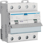 Hager ADX432D &mdash; Residual Current Circuit Breaker koos Overcurrent Protection 4P, 10 kA B-32 A, 30 mA type A