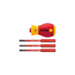 Wiha 41230 &mdash; kruvikeeraja koos otsik holder komplekt slimVario Stubby VDE 6,0 mm, 4 tk.