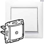 Legrand 774430 &mdash; TV padrun White, 2400MHZ, 862 MHz, Thermoplastic, Plastic