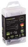 THORGEON 15031 &mdash; Screw Saddle kaabel Support 6x34 must (10 tk)