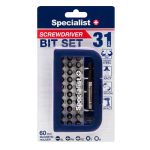 SPECIALIST+ kruvikeeraja bit komplekt, 31 tk, 24-2-0031