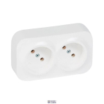 Legrand 782431 &mdash; Schuko padrun Outlet Forix Shuttered, Schuko, ilma Safety Shutters, IK04, White