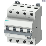 Siemens 5SU1346-7FP32 &mdash; RCBO, 6 kA, 4-pole type A, 30 mA, C char, In: 32 A Un: 400 V