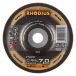 grinding disks Rhodius 125x7,0x22,23, 250-208733