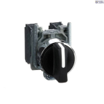 Schneider Electric XB4BD33 &mdash; Selector Switch Switch Harmony XB4, 2NO, 3 positions, 22.5mm, IP69, must, Terminals Description Iso N&deg;1: (23&ndash;24)no
