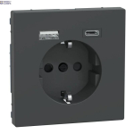 Schneider Electric MTN2367-6034 &mdash; padrun Outlet Merten System D, 3 A, Merten, Schu SO W USB A+C TP Ant