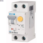 EATON 236635 &mdash; RCD/MCB combination, 16 A, 300 mA, MCB trip characteristic: B, 1p+N, RCD trip characteristic: A