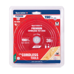 Cutting disks 190x36Tx30mm, akuga PREMIUM SPECIALIST+, 51-2-19036