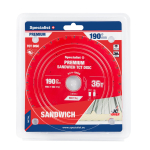 Cutting disks 190x36Tx30mm, Sandwich PREMIUM, SPECIALIST+, 51-4-19036