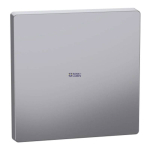 Schneider Electric MTN3300-6036 &mdash; Control Device Cover Plate Merten System D, Rocker, Stainless Steel, System Design