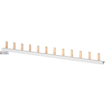 Siemens 5ST3738 &mdash; Pin busbar touch-safe, 10 mm2 3-faas, 214 mm pikk can be cut, koos end caps