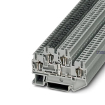 Phoenix Contact 3031539 &mdash; Double-lood Terminal Block STTB 2.5-PV, 22A, Spring-Cage &uuml;hendus, 1St ja 2Nd lood, hall, Ns 35/7,5, Ns 35/15