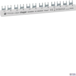 Hager KDS563A &mdash; Busbar Comb, 3P+N, 10mm2/12 modules. jaoks 6 units 1+N (L1+N, L2+N, L3+N)