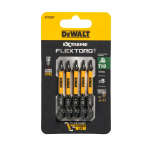 FLEXTORQ kruvikeeraja bits T10 57 mm, DeWALT, 5 tk, 26-5-DT7393T