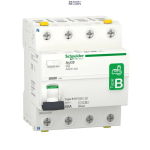 Schneider Electric A9Z51440 &mdash; Residual Current Circuit Breaker Acti9 iID, 4P, 40 A, 400 V AC, 30mA, Electrical Vehicle laadija