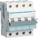 Hager MBN440 &mdash; Circuit Breaker 4P, 6 kA B-40 A, 4M