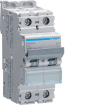 Hager NBN240 &mdash; Miniature Circuit Breaker 2P, 10 kA/15 kA B-40 A, 2M