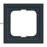 Busch-Jaeger 2CKA001754A4241 &mdash; 1722-181K kattepiire 2gang(s) anthracite - future linear