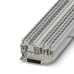 Phoenix Contact 3031241 &mdash; Feed-Through Terminal Block ST 2.5-TWIN, 24A, Spring-Cage &uuml;hendus, hall, Ns 35/7,5, Ns 35/15