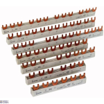 EATON 215643 &mdash; EVG-4PHAS/12MODUL faas busbar, 4-phases, 10qmm, fork connector, 12SU
