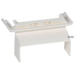 Legrand 031645 &mdash; Mosaic Frame Mini-Trunking adapter DLPlus Mosaic D60mm, H20mm, 60&times;20, Pure White, RAL 9003