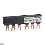 Schneider Electric GV2G245 &mdash; Comb Busbar FT, 63 A, 3P, TeSys GV2, Number Of Tap-offs: 2