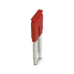 Phoenix Contact 3005947 &mdash; Plug-In Bridge FBS 2-10, 2-Position, 10.2mm Pitch, 57A, Red