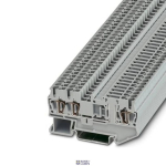 Phoenix Contact 3038448 &mdash; Disconnect Terminal Block ST 2.5-TWIN-TG, 20A, Spring-Cage &uuml;hendus, hall, Ns 35/7,5, Ns 35/15