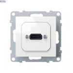 Legrand 721149 &mdash; padrun Precabled White Suno HDMI, IK04, Plastic, Glossy, 72.9 mm