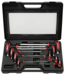 ERGOTORQUE PLUS T-handle kuuskantv&otilde;tmete komplekt 2-12mm, 9 tk. 9 parts, KS Tools, 151-8150