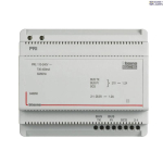 BTicino 346050 &mdash; DIN Rail elektri Supply IP20, 6 DIN moodulid, Screw &uuml;hendus, 50&ndash;60Hz, hall