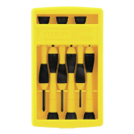 Stanley 0-66-052 &mdash; Slotted kruvikeerajakomplekt (6 tk)
