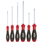 Wiha 07152 &mdash; Slotted / Phillips kruvikeerajakomplekt SoftFinish&reg; (07152) 6 tk