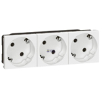 Legrand 077253 &mdash; padrun Mosaic 2P+E, 16 A, 250 V, IP40, IK07, 6 Modules