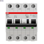 ABB 2CSR256140R1254 &mdash; DS203NC C25 A30 Residual Current Circuit Breaker koos Overcurrent Protection