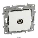 Legrand 764555 &mdash; TV Terminal padrun Niloe Male 10 Db White, 862MHz, Flush-mounted, Thermoplastic