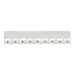 Legrand 037957 &mdash; kaabel Marker Memocab Symbol:, White, Plastic, 2.2 mm, 2.3 mm